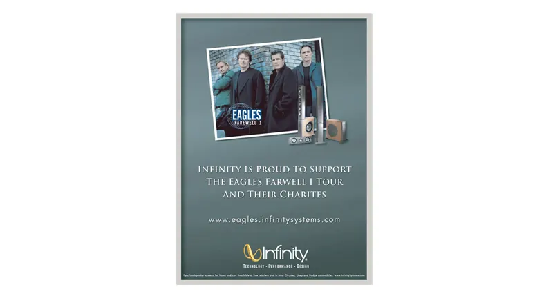 Infinity advertisement
