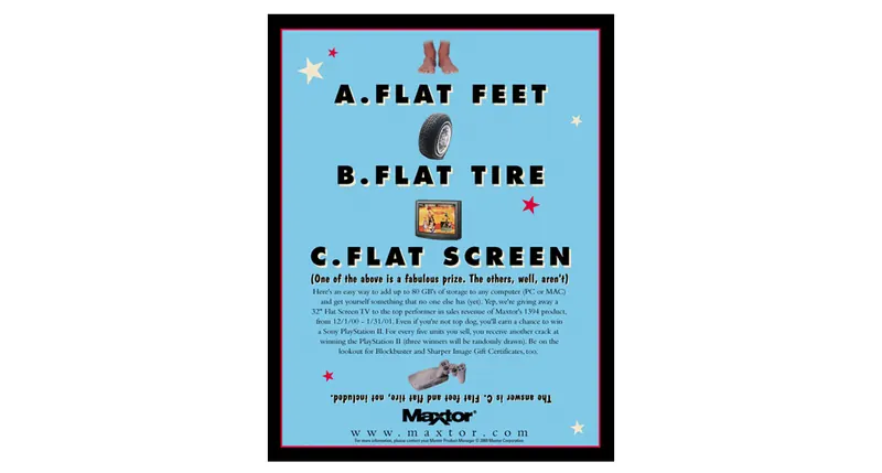 Maxtor advertisement