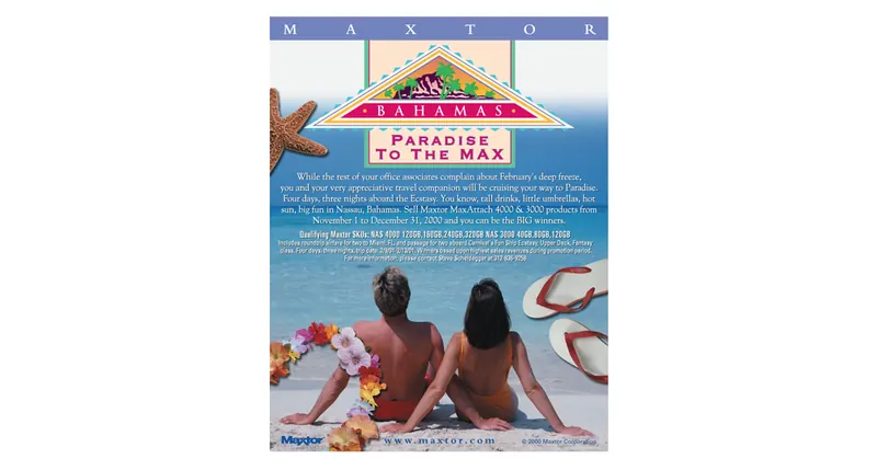 Maxtor advertisement