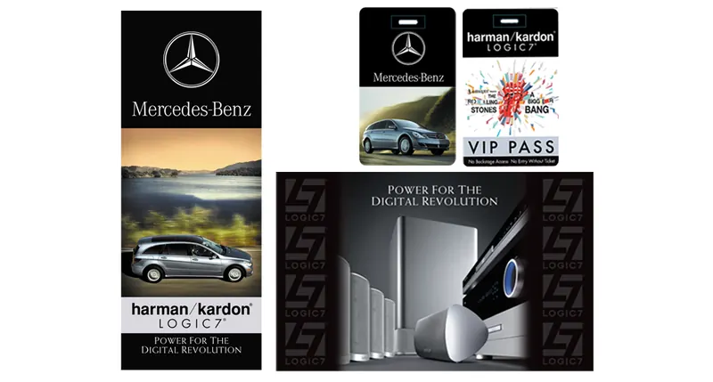 Harmon board and product graphics
